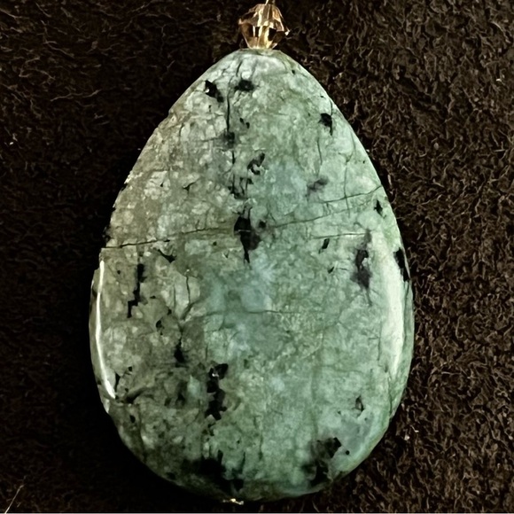 Jade vintage necklace 11.5” - Picture 6 of 7